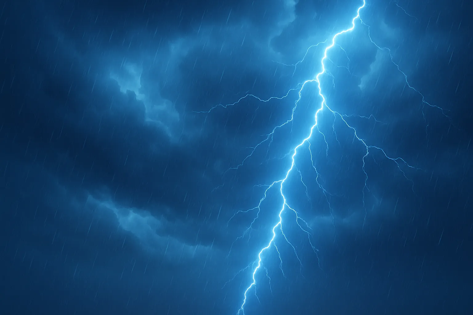Lightning storm background for NC FORTIFIED roof protection